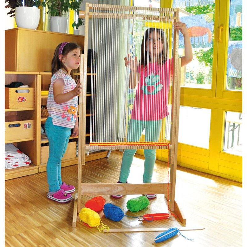 Webrahmen groß inkl. Wolle