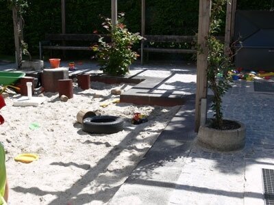 Sandkasteneinfassung aus Gummi 100 x 30 x 15 cm