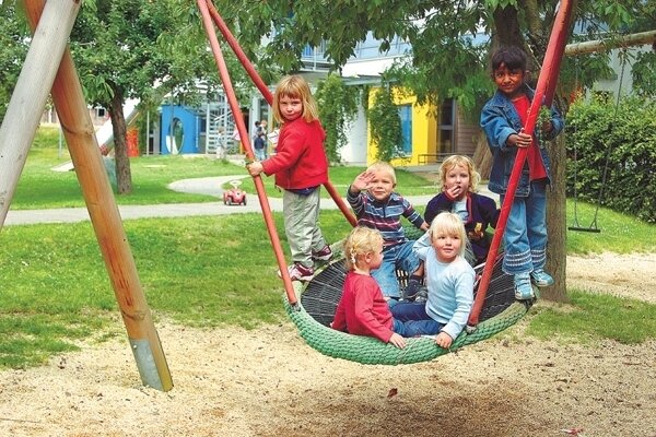 Schaukelgestell lang aus Douglasie