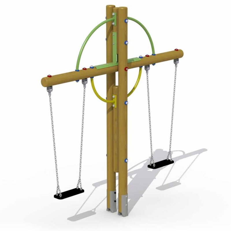 T-Schaukel aus Lärchenholz