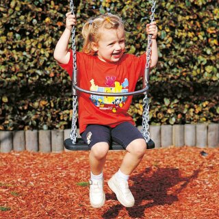 Sechseckschaukel aus Lärchenholz