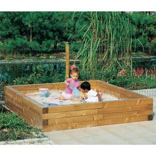 Sandkasten in Lärche