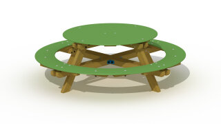 Kinderpicknicktisch Rund