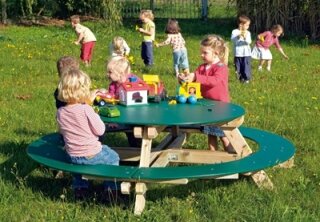 Kinderpicknicktisch Rund