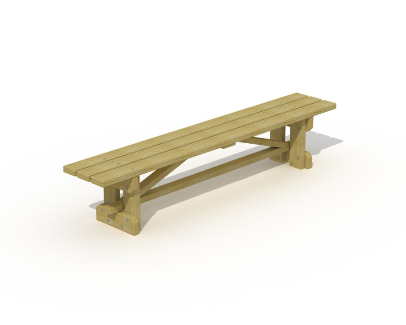 Kleinkindersitzbank für den Spielplatz