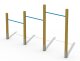 Reckstangen mit Holzgestell
