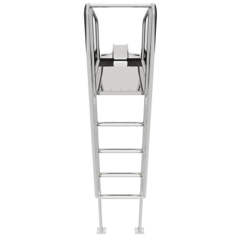 Edelstahlrutsche mit Leiter, geprüft und zertifiziert für den öffentlichen Bereich