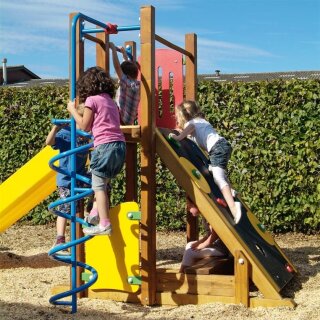 Anbau-Bergsteigerwand für Spielplatzgerät