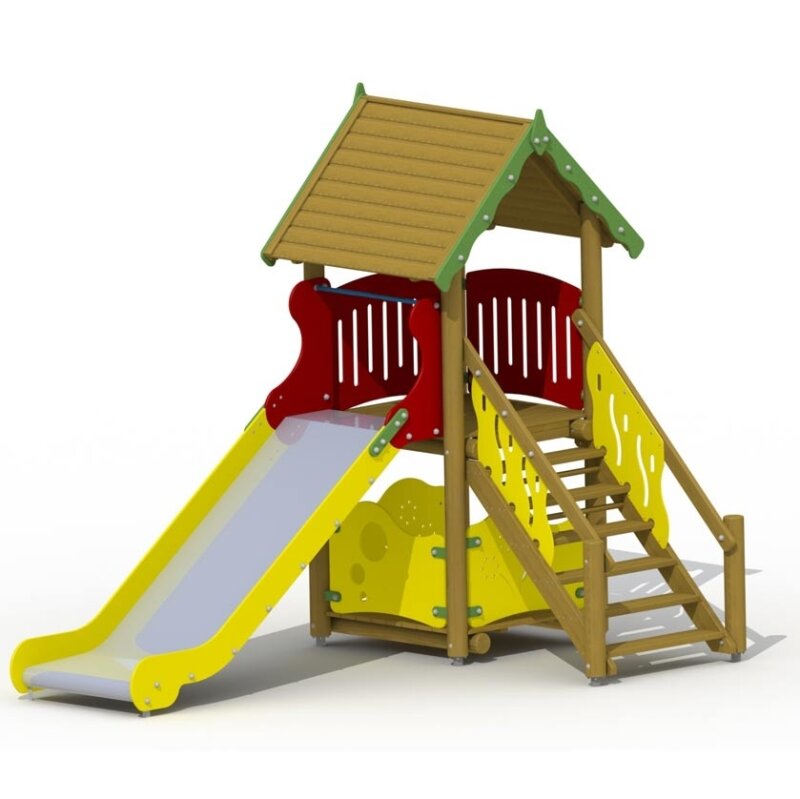 Rutschbahnhäuschen Spielplatzgerät