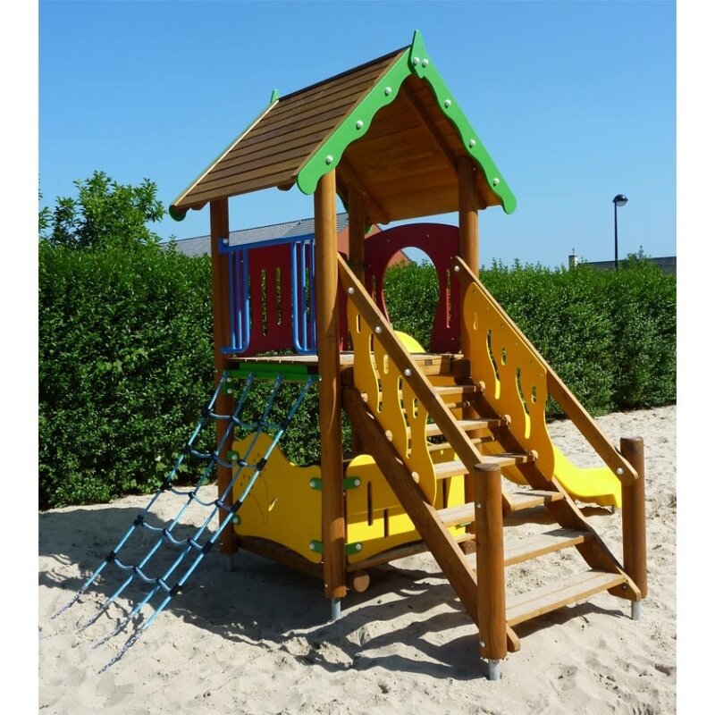 Rutschbahnhäuschen Spielplatzgerät