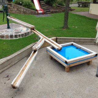 Rinne für Matschanlage