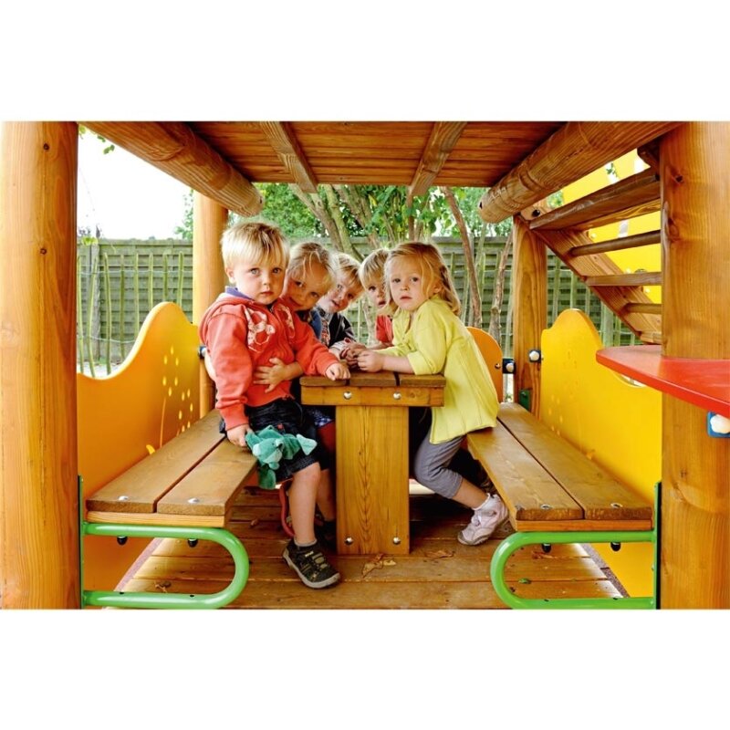 Sitzgruppe 2 Bänkchen und 1 Tisch