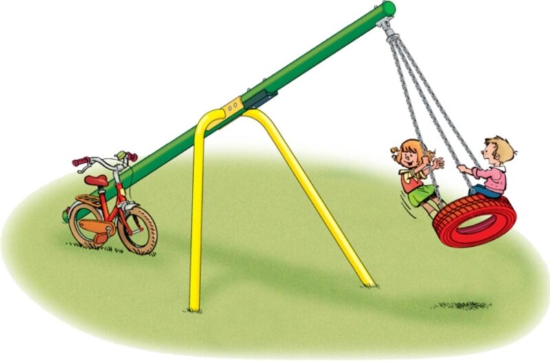 Pendelschaukel aus Metall