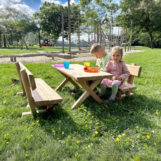 einzelne Gartenbank Moderna