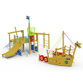 Wikingerschiff Spielplatzgerät