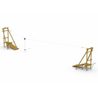 Seilbahn aus Holz