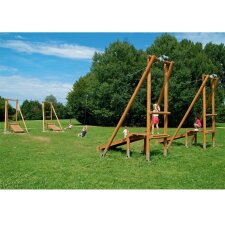 Seilbahn aus Holz