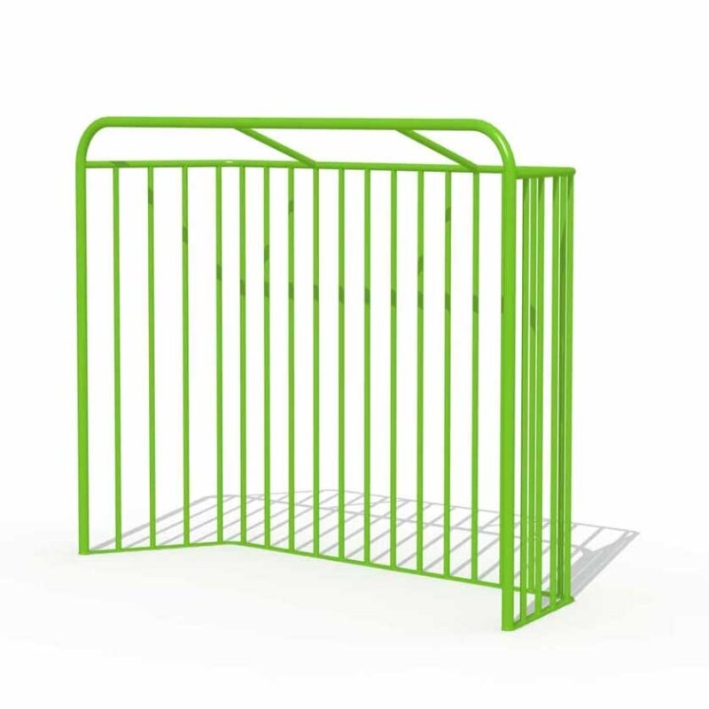 Fußballtor mit Metallgestell