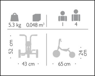 Mini Krippendreirad Winther