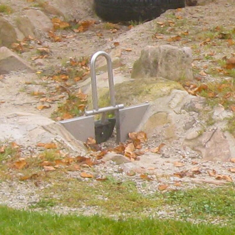 Klappwehr für Wasserspielplatz
