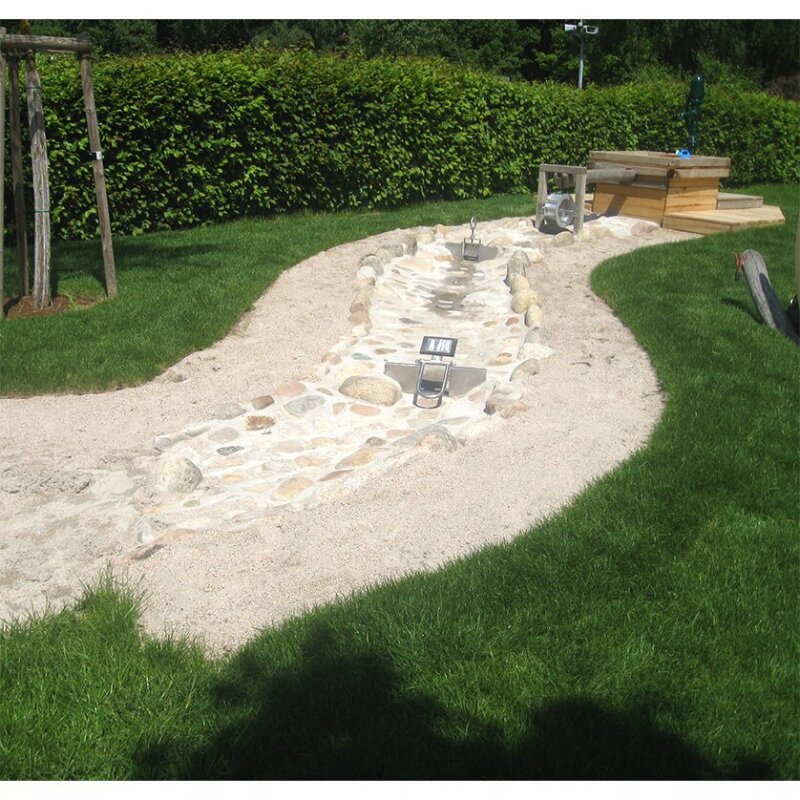 Klappwehr für Wasserspielplatz