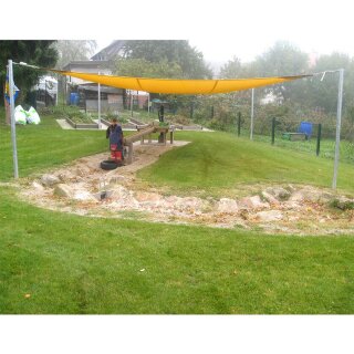 Klappwehr für Wasserspielplatz