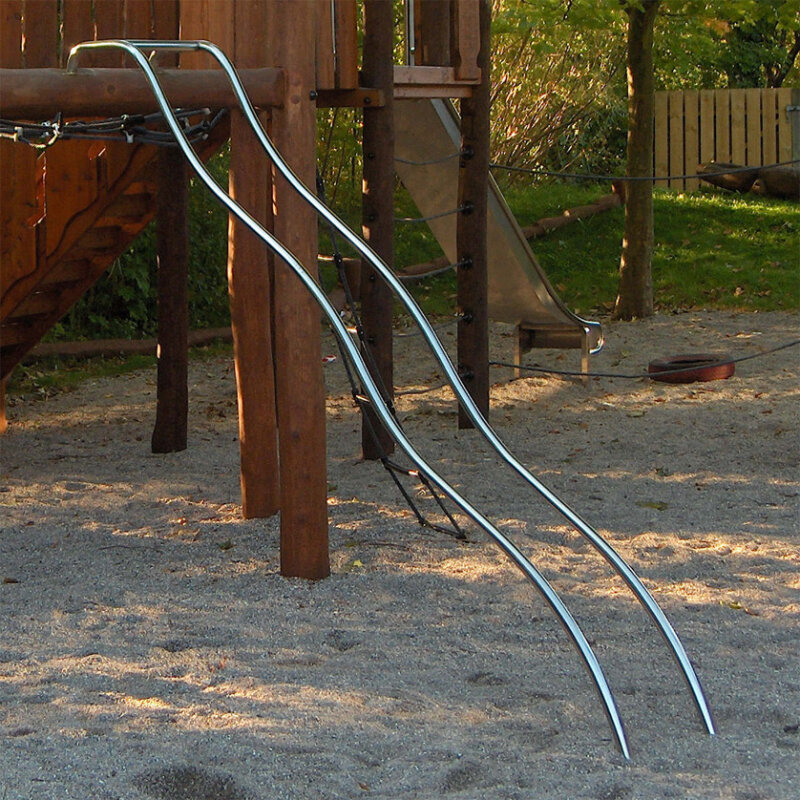 Edelstahlrutschstange oder Geländerstange