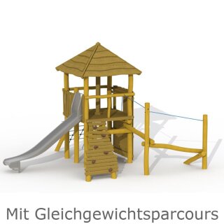 Robinie Zauberturm mit Dach