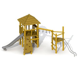 Robinie Zauberturm mit Dach