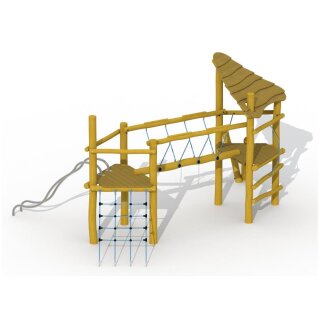 Robinie Käferbrücke mit Dach