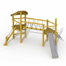 Robinie Käferbrücke mit Dach