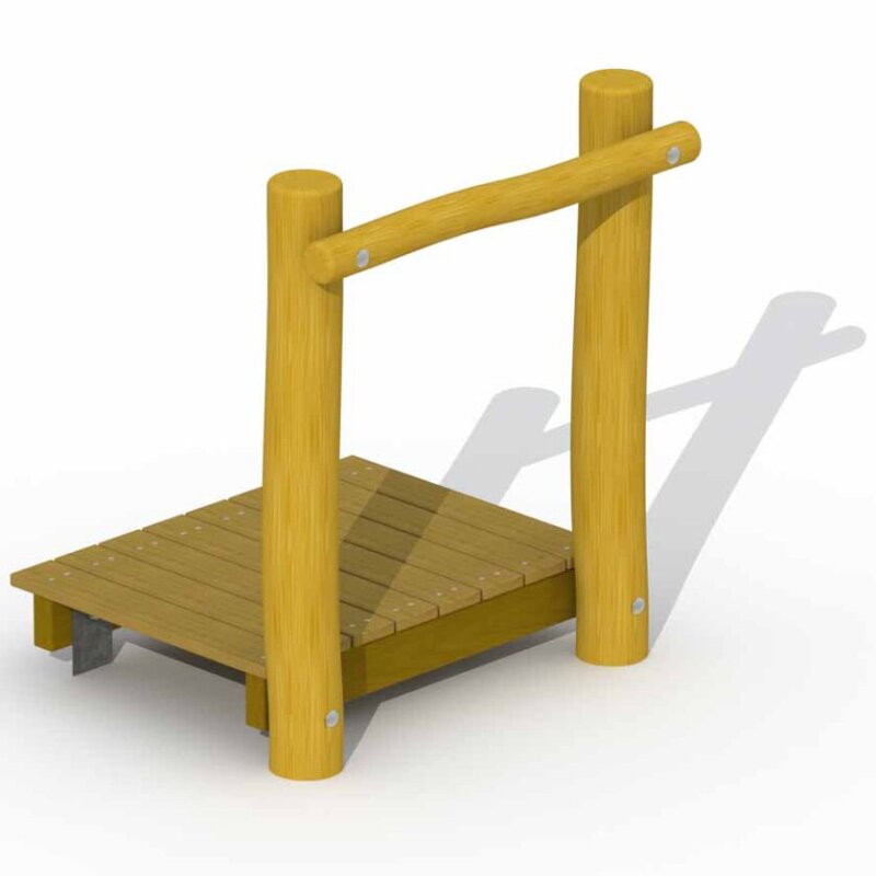 Robinie Plattform und Rutschbahn