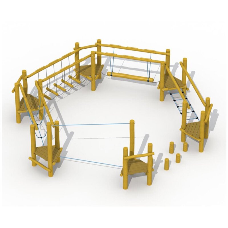 Robinie Geschicklichkeitsparcours H