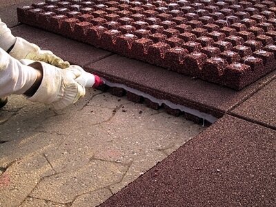 Fallschutzplatten 101 x 101 cm