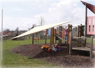 Sonnensegel 3,6 x 3,6 x 3,6 m dreieckig Beige